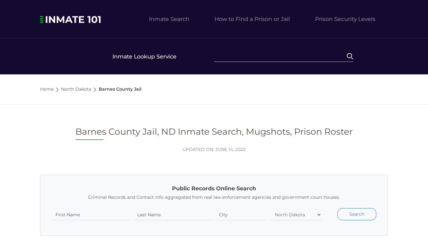 Barnes County Jail, ND Inmate Search, Mugshots, Prison Roster